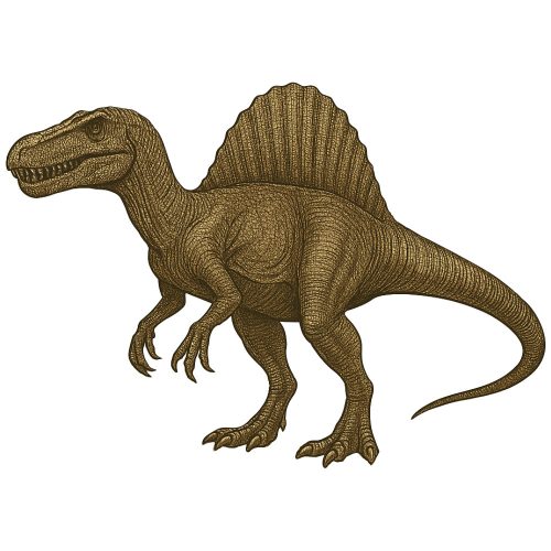 Spinosaurus kristálymatrica