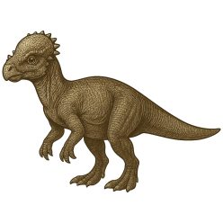 Pachycephalosaurus kristálymatrica