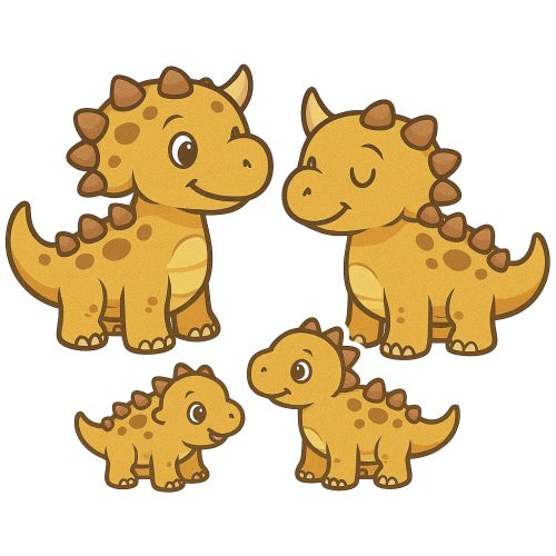 Ankylosaurus család kristálymatrica