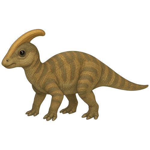Parasaurolophus kölyök real kristálymatrica