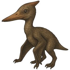 Pteranodon kölyök real kristálymatrica