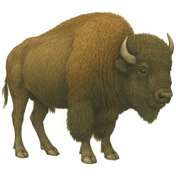 Bölény kristálymatrica