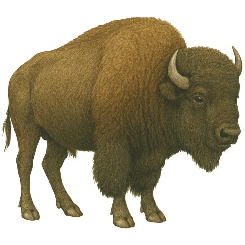 Bölény kristálymatrica