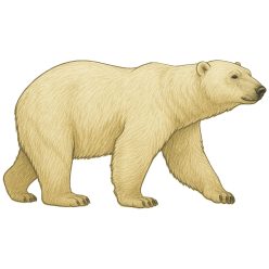 Jegesmedve kristálymatrica