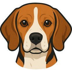 Beagle fej kristálymatrica