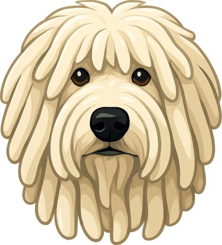 Komondor fej kristálymatrica